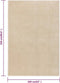 vidaXL - Vloerkleed - kortpolig - 160x230 - cm - beige