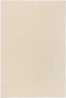 vidaXL - Vloerkleed - kortpolig - 160x230 - cm - crèmekleurig