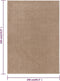 vidaXL - Vloerkleed - kortpolig - 240x340 - cm - bruin