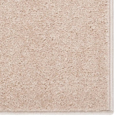 vidaXL - Vloerkleed - kortpolig - 240x340 - cm - donkerbeige