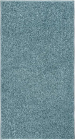 vidaXL - Vloerkleed - kortpolig - 80x150 - cm - blauw
