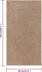 vidaXL - Vloerkleed - kortpolig - 80x150 - cm - bruin