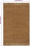 vidaXL - Vloerkleed - met - kwastjes - 120x180 - cm - jute