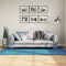 vidaXL - Vloerkleed - OVIEDO - laagpolig - 100x200 - cm - turquoise