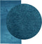 vidaXL - Vloerkleed - OVIEDO - laagpolig - 100x200 - cm - turquoise
