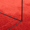 vidaXL - Vloerkleed - OVIEDO - laagpolig - 120x120 - cm - rood