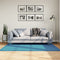 vidaXL - Vloerkleed - OVIEDO - laagpolig - 120x170 - cm - turquoise
