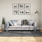vidaXL - Vloerkleed - OVIEDO - laagpolig - 140x200 - cm - antracietkleurig