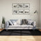 vidaXL - Vloerkleed - OVIEDO - laagpolig - 140x200 - cm - zwart