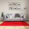 vidaXL - Vloerkleed - OVIEDO - laagpolig - 160x160 - cm - rood