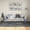 vidaXL - Vloerkleed - OVIEDO - laagpolig - 160x230 - cm - antracietkleurig