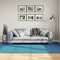 vidaXL - Vloerkleed - OVIEDO - laagpolig - 160x230 - cm - turquoise