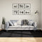 vidaXL - Vloerkleed - OVIEDO - laagpolig - 160x230 - cm - zwart