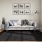 vidaXL - Vloerkleed - OVIEDO - laagpolig - 200x200 - cm - zwart