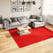 vidaXL - Vloerkleed - OVIEDO - laagpolig - 240x240 - cm - rood