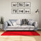 vidaXL - Vloerkleed - OVIEDO - laagpolig - 80x150 - cm - rood
