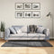 vidaXL - Vloerkleed - OVIEDO - laagpolig - 80x150 - cm - antracietkleurig