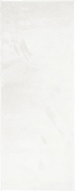 vidaXL - Vloerkleed - OVIEDO - laagpolig - 80x200 - cm - crèmekleurig