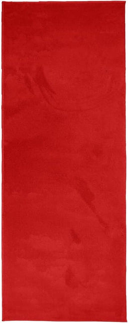 vidaXL - Vloerkleed - OVIEDO - laagpolig - 80x200 - cm - rood