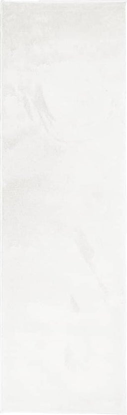 vidaXL - Vloerkleed - OVIEDO - laagpolig - 80x250 - cm - crèmekleurig