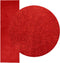 vidaXL - Vloerkleed - OVIEDO - laagpolig - 80x250 - cm - rood