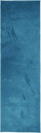 vidaXL - Vloerkleed - OVIEDO - laagpolig - 80x250 - cm - turquoise