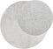 vidaXL - Vloerkleed - OVIEDO - laagpolig - Ø - 100 - cm - grijs