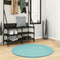 vidaXL - Vloerkleed - OVIEDO - laagpolig - Ø - 100 - cm - groen