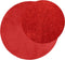 vidaXL - Vloerkleed - OVIEDO - laagpolig - Ø - 100 - cm - rood