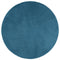 vidaXL - Vloerkleed - OVIEDO - laagpolig - Ø - 100 - cm - turquoise