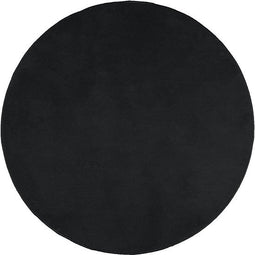 vidaXL - Vloerkleed - OVIEDO - laagpolig - Ø - 100 - cm - zwart