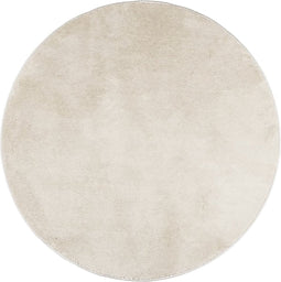 vidaXL - Vloerkleed - OVIEDO - laagpolig - Ø - 120 - cm - beige