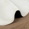 vidaXL - Vloerkleed - OVIEDO - laagpolig - Ø - 120 - cm - crèmekleurig