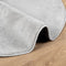 vidaXL - Vloerkleed - OVIEDO - laagpolig - Ø - 120 - cm - grijs