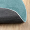 vidaXL - Vloerkleed - OVIEDO - laagpolig - Ø - 120 - cm - groen