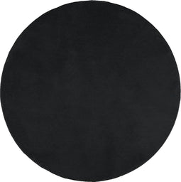 vidaXL - Vloerkleed - OVIEDO - laagpolig - Ø - 120 - cm - zwart