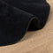vidaXL - Vloerkleed - OVIEDO - laagpolig - Ø - 120 - cm - zwart