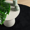 vidaXL - Vloerkleed - OVIEDO - laagpolig - Ø - 120 - cm - zwart