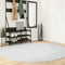vidaXL - Vloerkleed - OVIEDO - laagpolig - Ø - 200 - cm - grijs