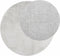 vidaXL - Vloerkleed - OVIEDO - laagpolig - Ø - 200 - cm - grijs