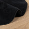 vidaXL - Vloerkleed - OVIEDO - laagpolig - Ø - 200 - cm - zwart