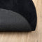 vidaXL - Vloerkleed - OVIEDO - laagpolig - Ø - 200 - cm - zwart