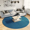 vidaXL - Vloerkleed - OVIEDO - laagpolig - Ø - 240 - cm - turquoise