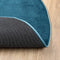vidaXL - Vloerkleed - OVIEDO - laagpolig - Ø - 240 - cm - turquoise