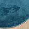 vidaXL - Vloerkleed - OVIEDO - laagpolig - Ø - 80 - cm - turquoise