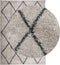 vidaXL - Vloerkleed - PAMPLONA - shaggy - hoogpolig - 140x200 - cm - beige - antraciet