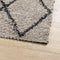 vidaXL - Vloerkleed - PAMPLONA - shaggy - hoogpolig - 140x200 - cm - beige - antraciet