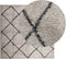 vidaXL - Vloerkleed - PAMPLONA - shaggy - hoogpolig - 160x160 - cm - beige - antraciet
