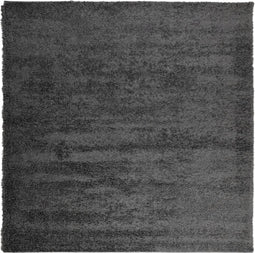 vidaXL - Vloerkleed - PAMPLONA - shaggy - hoogpolig - 200x200 - cm - antraciet