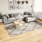 vidaXL - Vloerkleed - PAMPLONA - shaggy - hoogpolig - 200x280 - cm - beige - antraciet
